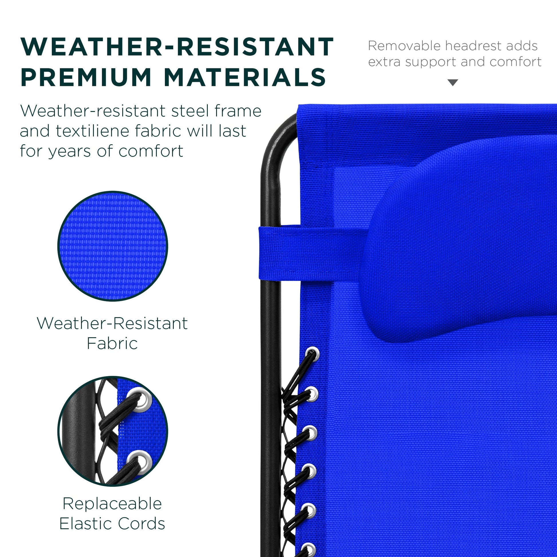 Oversized Reclining Zero Gravity Chair Lounger w/ Cup Holder, Pillow